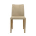 Elyza - Full Back Top Grain Leather Upholstered Wood Dining Chairs (Set of 2)
