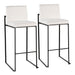 Fuji - Contemporary High Back Barstool Elegant Design