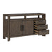 Side Server With Glass Inlay - Dark Oak