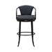Otis - Upholstered Swivel Bar Height Barstool