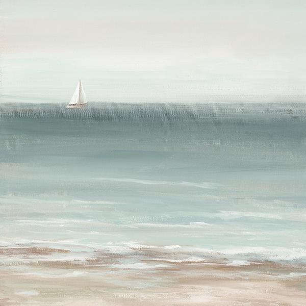Calm At Sea II By Nan (Small) - Light Blue