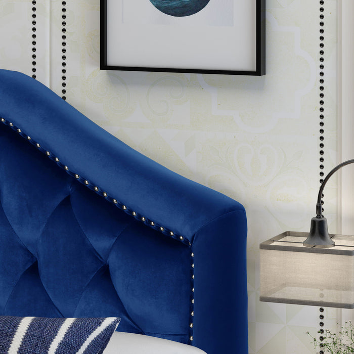 Kaarina - Contemporary Tufted Fabric Headboard