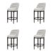 Eunice - Faux Leather Upholstered Swivel Counter Height Barstool