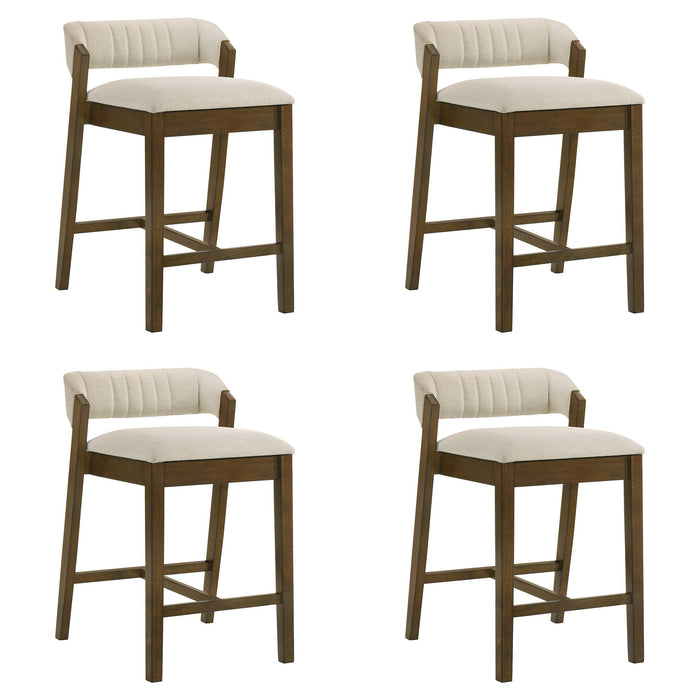 Landyn - 30" Sepia Brown Bar Height Rubberwood Barstool