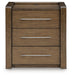 Marxmore - Three Drawer Night Stand - Brown