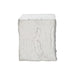 Square Accent Table, Indoor Outdoor - White