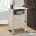 Transitional Accent Table With Storage
