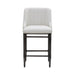 Marvin - Steel Frame Faux Leather Upholstered Counter Height Barstool
