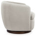 Annbury - Swivel Accent Chair - Light Beige