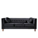 Chesterfield Sofa With Square Arms For Living Room
