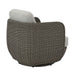 Amira - 3-Piece Outdoor Swivel Lounge Chair Conversation Set - Light Gray / Deep Bronze