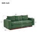 Modern 3 Seater Sofa, Living Room Couch