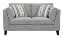 Loveseat - Gray - Wood