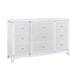 Adalid - 5 Pieces Bedroom Set With LED Lights And Glittered Detailing
