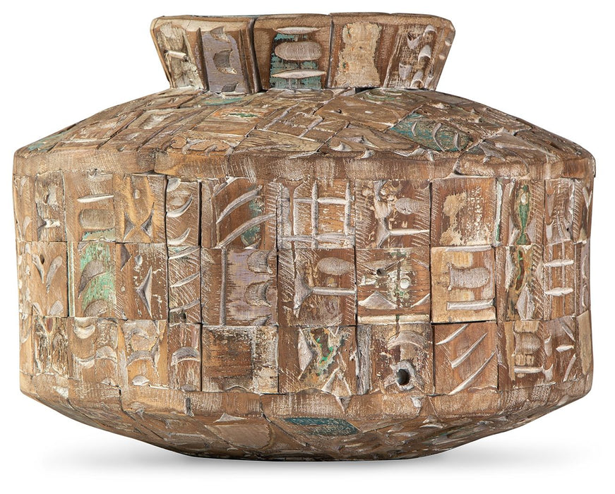 Meltland - Natural / Black - Vase - Square Sacramento Furniture Store Furniture store in Sacramento