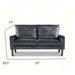 Upholstered Loveseat Sofa, 2 Seater Couch For Living Room Apartment