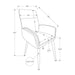Dining Chair For Kitchen (Set of 2) - Brown / Gray