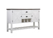 2 Drawer Server - Brown / White