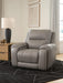 Real Moments - Power Recliner With Audio Seating - Ash