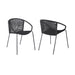 Snack - Indoor / Outdoor Stackable Steel Dining Chair