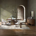 Ouida - Dining Table - Brown & Gold