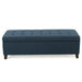 Upholstered Storage Ottoman Bench, Foot Rest For Bedroom