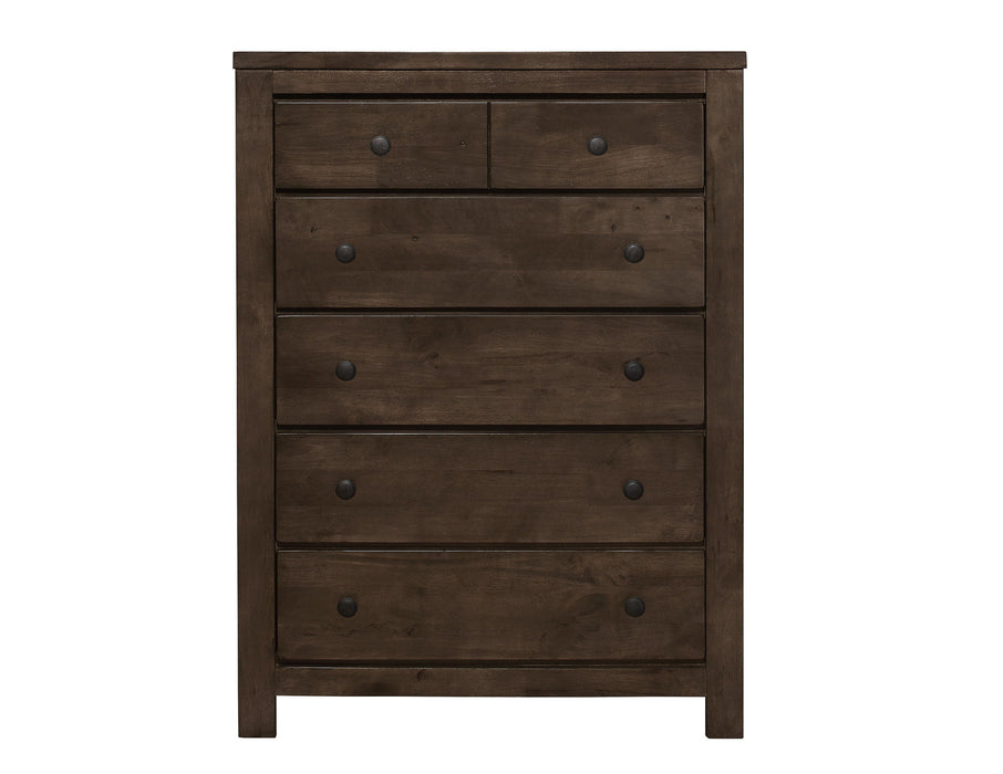5 Drawer Chest - Brown