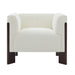 Accent Chair With Tight Back For Living Room