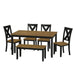 6 Piece Dining Table Set