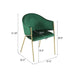 Modern Upholstered Dining Chair With Frame And