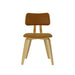 Jaguar - Curved Back Wood Dining Chair With Faux Leather Seat