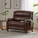 Tufted Design Wide Manual Recliner Chair
