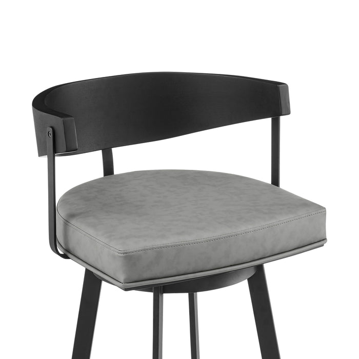 Lacey - Swivel Counter Stool - Black