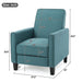 Upholstered Push Back Recliner Chair For Living Room