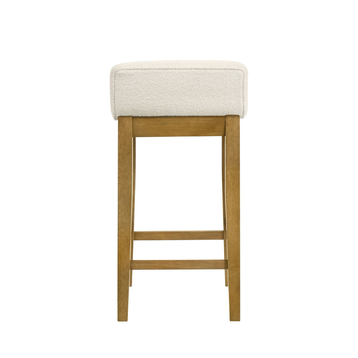 Annikah - Modern Transitional Wood Counter Height Kitchen Bar Stool