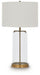Gizeh - Glass Table Lamp - Clear / Gold Finish