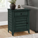 Accent Table With Storage Drawer - Blue