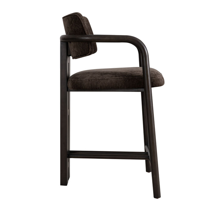 Aaliyah - 26" Counter Height Barstool - Brown / Espresso