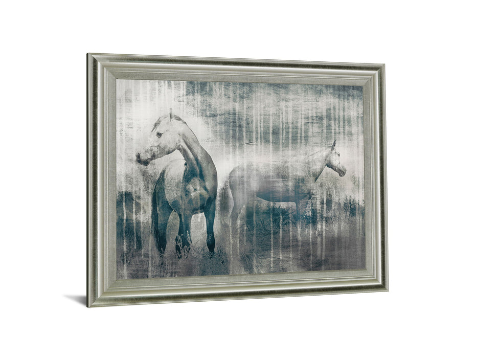 Misty Equines - 28" x 34" Framed Wall Art