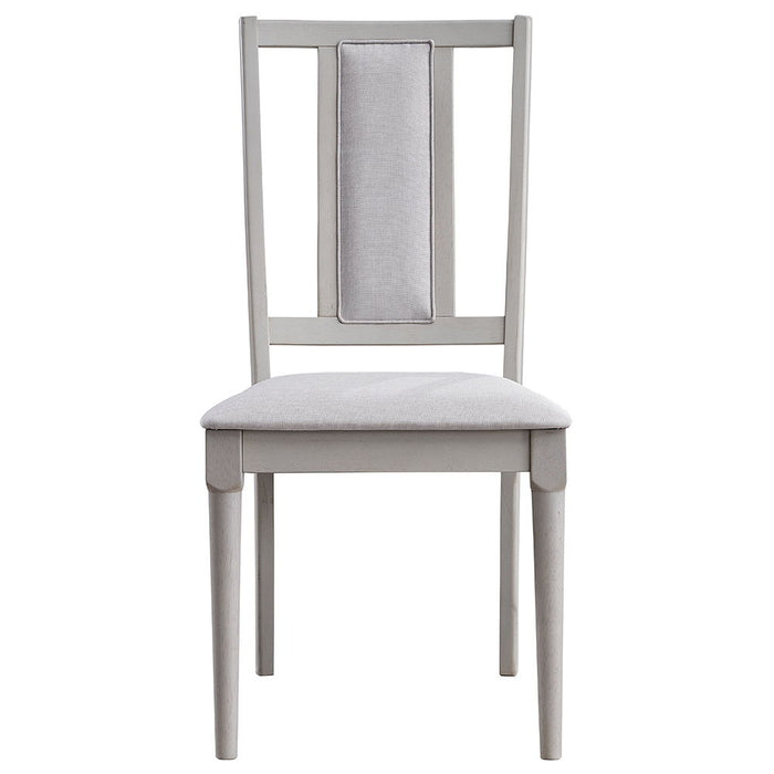 Marta - Side Chair Set of 2) - Beige Linen & Natural