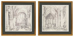 Downyard - Wall Art Set (Set of 2) - Black / Beige