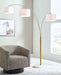 Valo - Metal Arc Lamp - Gold Finish