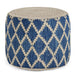 Edgeley - Handcrafted Round Pouf