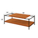 Oaken - Coffee Table - Honey Oak & Black