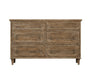 6 Drawer Dresser - Taupe