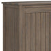 Lev - Wide Storage Cabinet - Smoky Brown