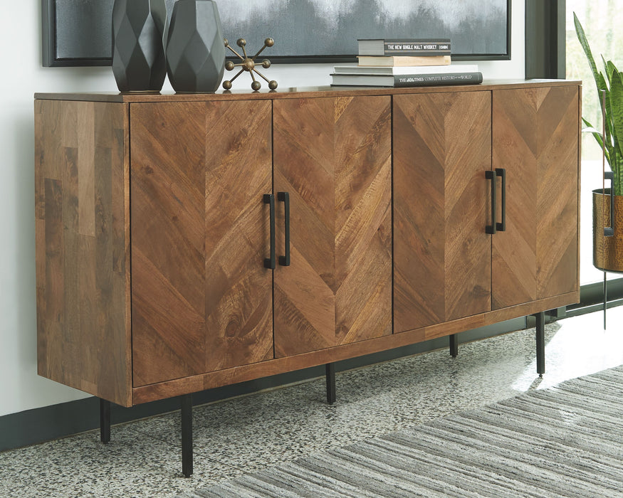 Prattville - Brown - Accent Cabinet Sacramento Furniture Store Furniture store in Sacramento