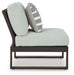 Beachloft - 5-Piece Outdoor Sectional - Black / Gray