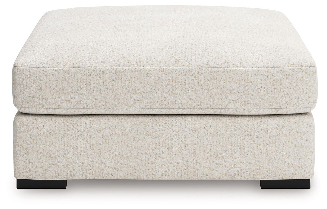 Donelson Creek - Oversized Accent Ottoman - Vanilla