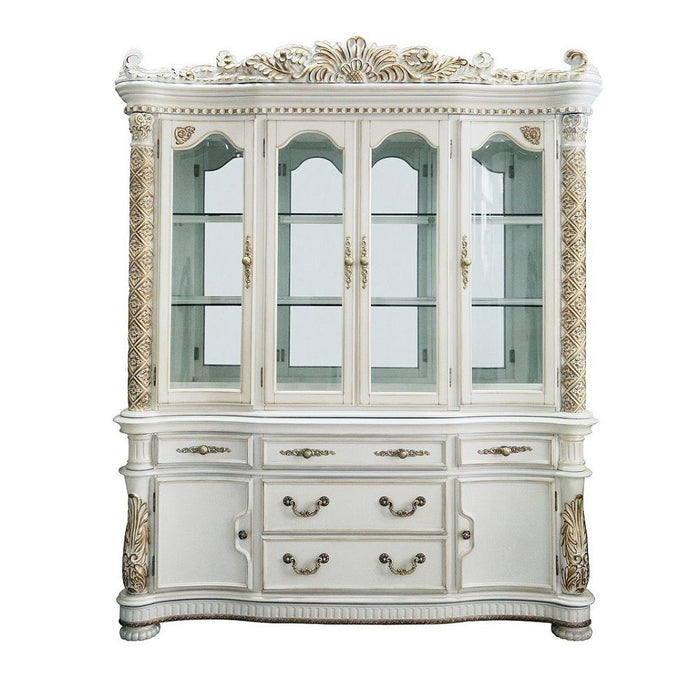 Vendome - Buffet & Hutch - Antique Pearl